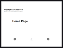 Tablet Screenshot of clearprintmalta.com